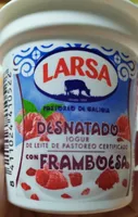 Yogurt desnatada con frambuesa