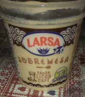 Sobremesa sabor licor café