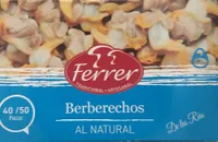 Berberechos al natural
