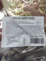 Pizza de jamon cocido