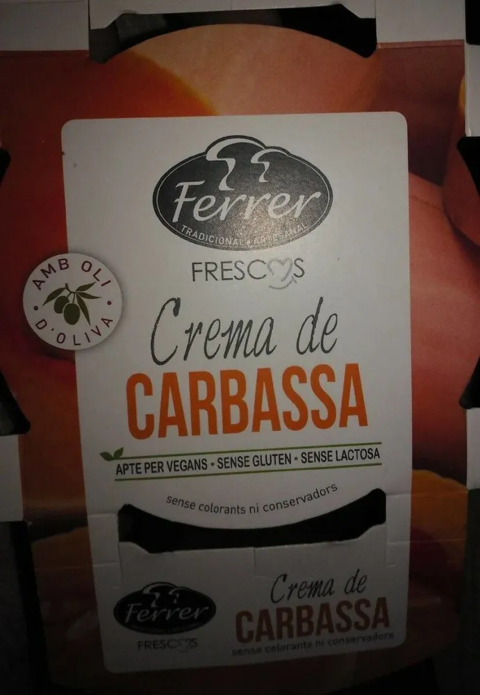 Crema de carabassa