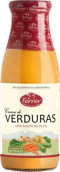 Crema de Verduras con aceite de oliva