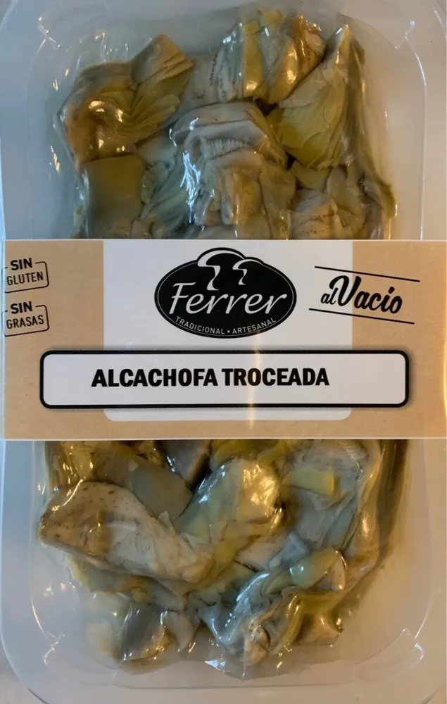 Alcachofa troceada