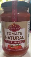Tomate natural triturado