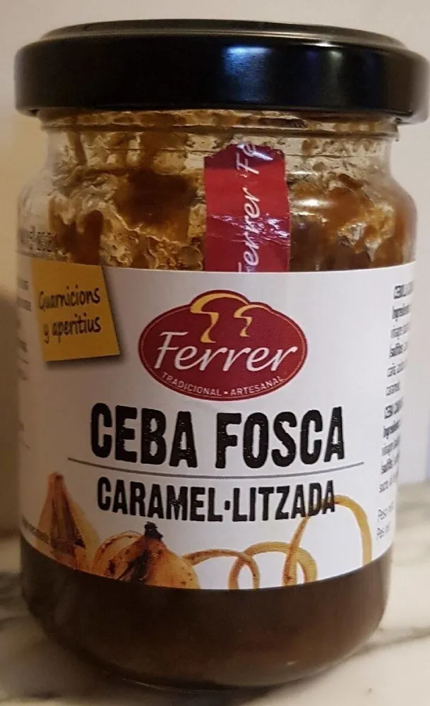Ceba Fosca Caramel·litzada