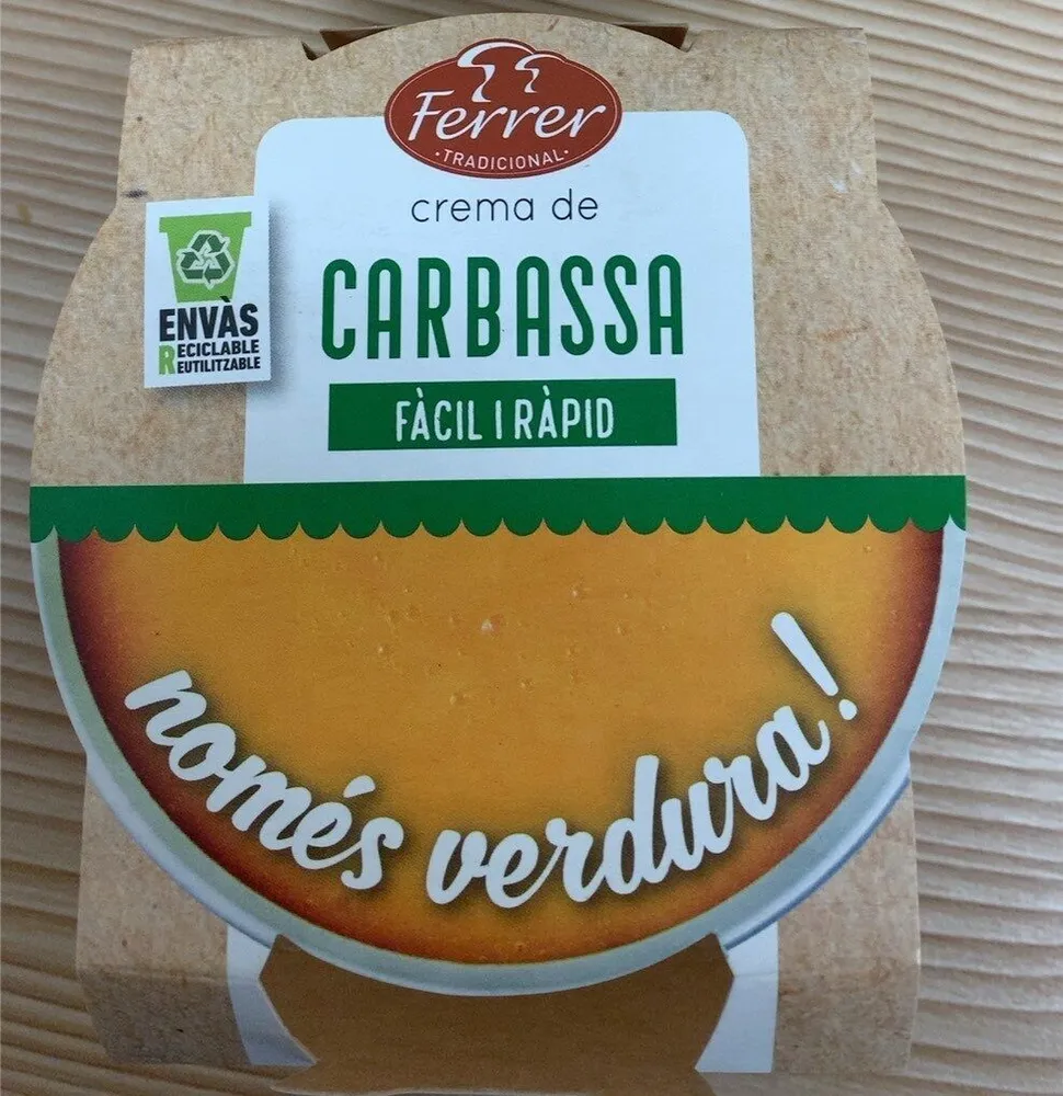 Crema de carbassa