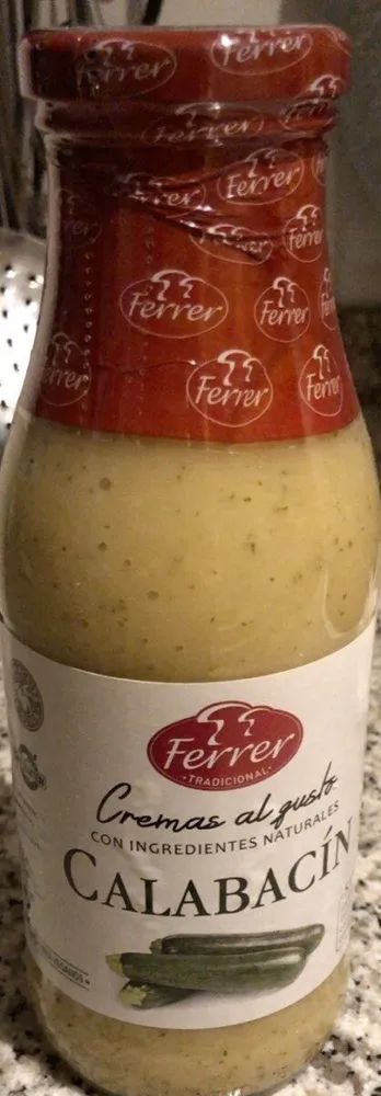 Crema de calabacin