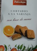 Cortados a la naranja con base de cacao