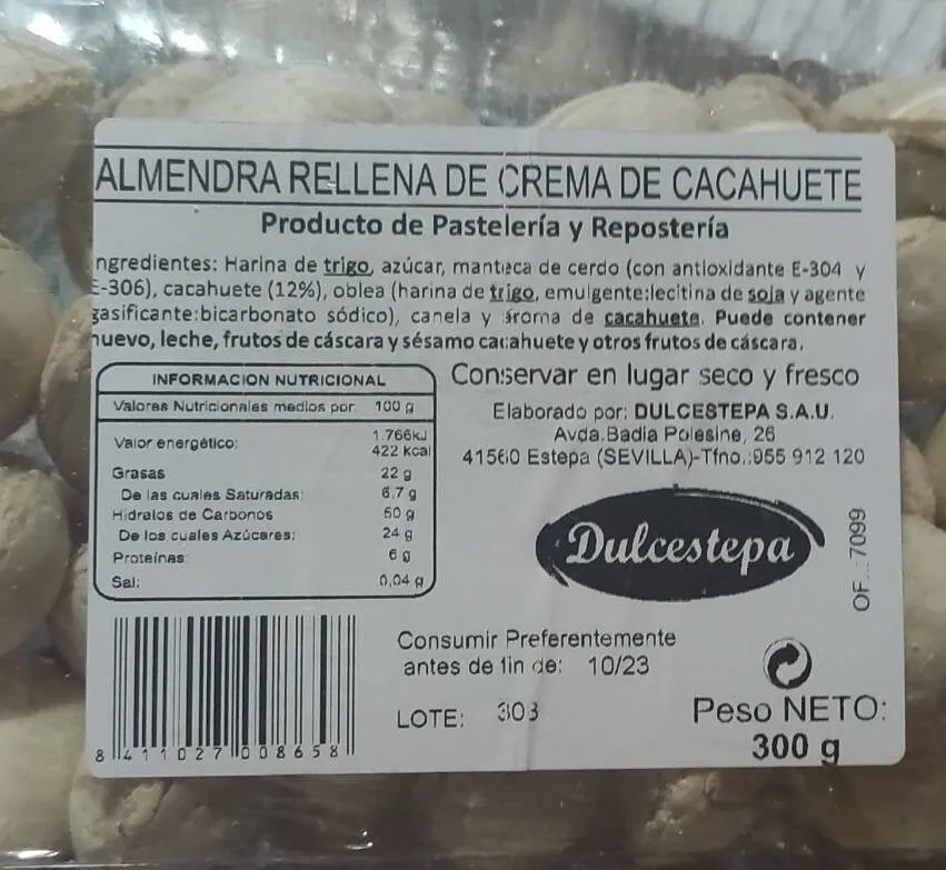 Almendras rellenas