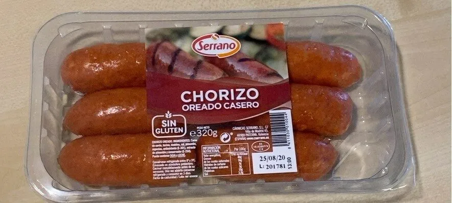 Chorizo oreado casero