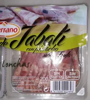 Cabeza de jabalí con pistacho sabor trufa