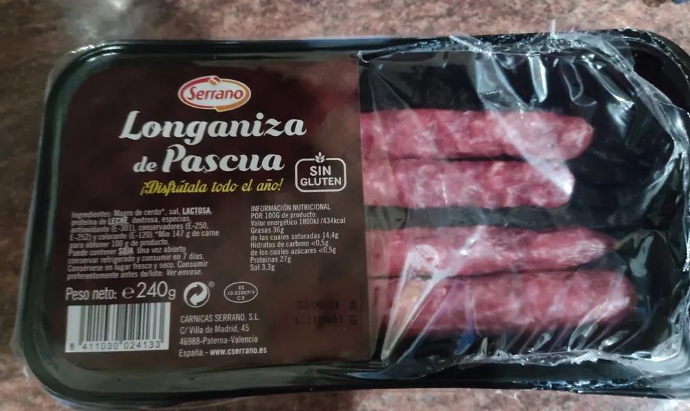 Longaniza de Pascua