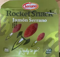 Rocket snack con jamon serrano