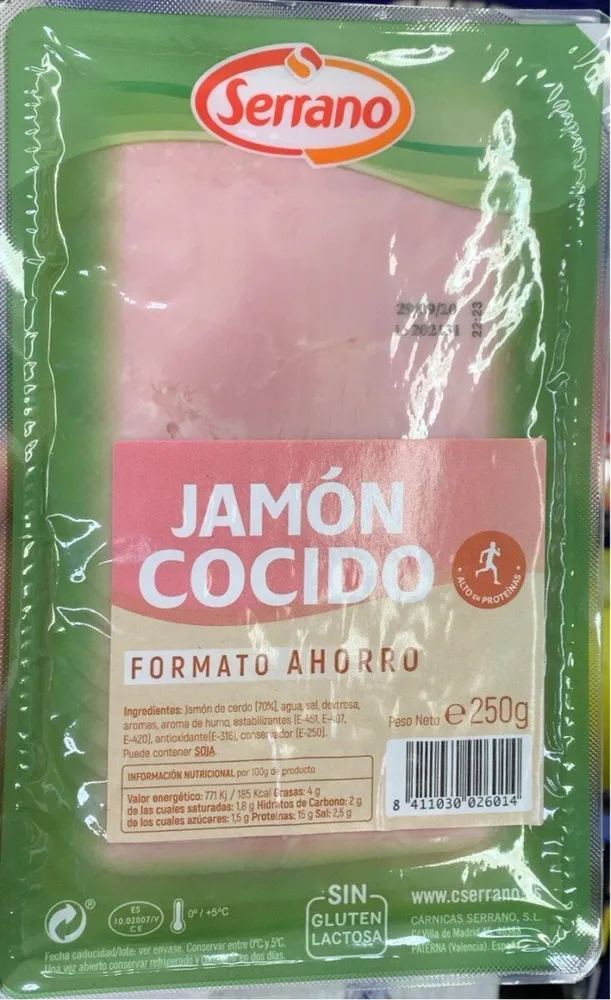 Jamon cocido formato ahorro