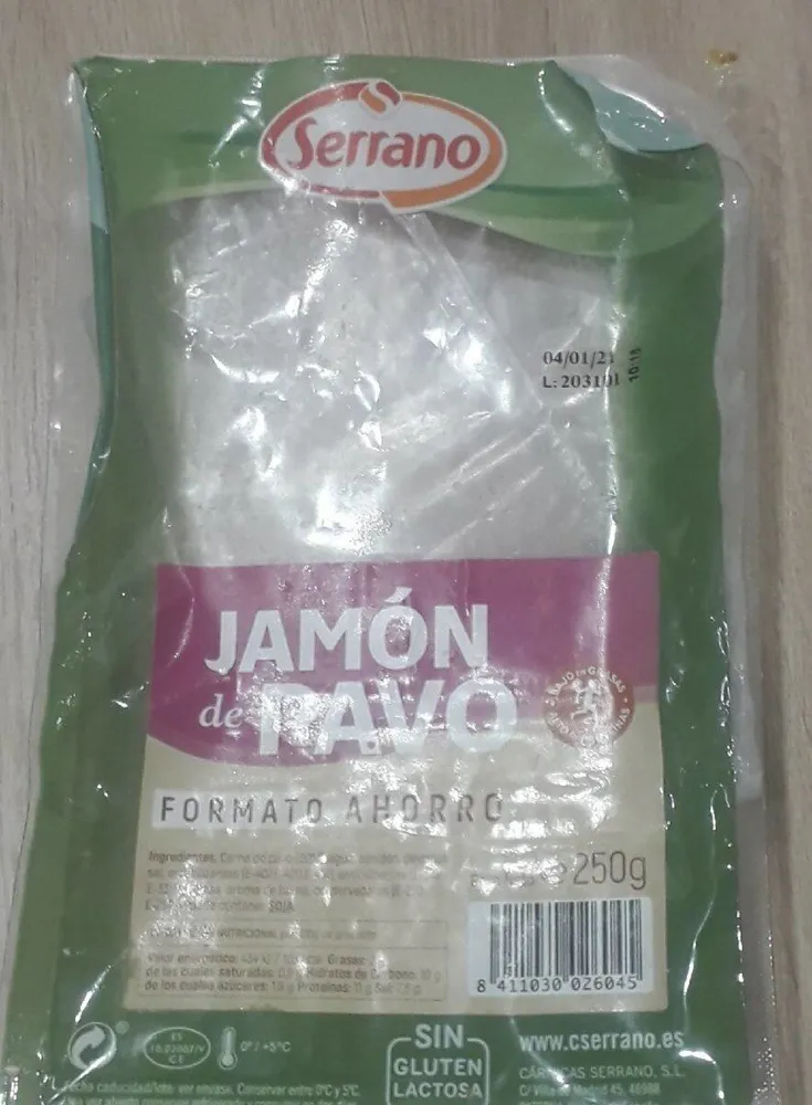 Jamón de pavo