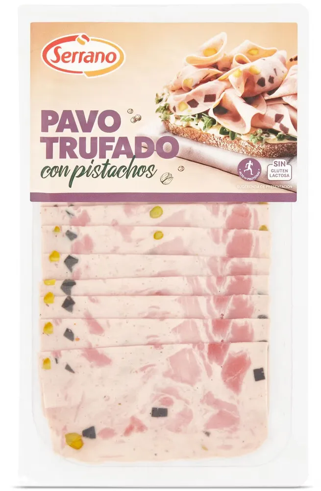 Pavo trufado con pistachos