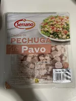 Dados de Pechuga de Pavo