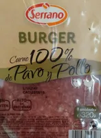 Burguer carne 100% pavo y pollo