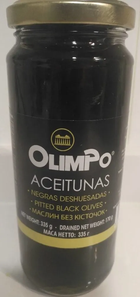 Aceitunas negras deshuesadas