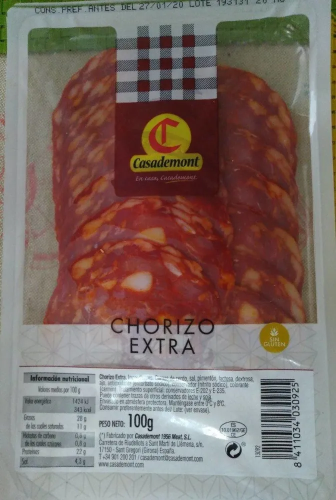 Chorizo extra