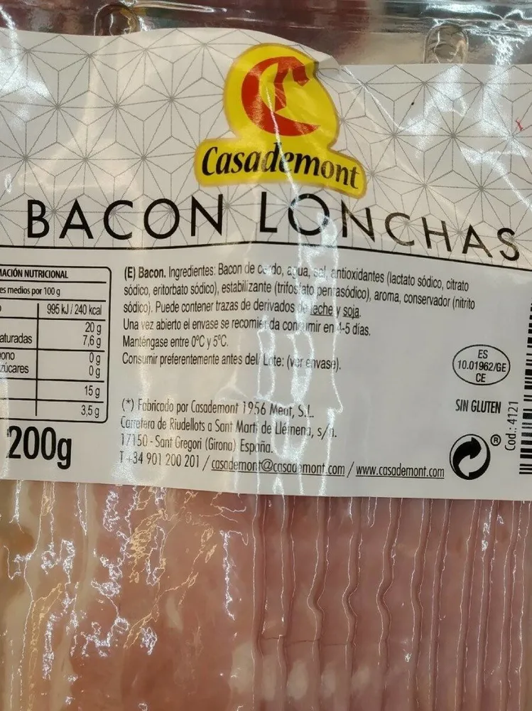 Bacon lonchas