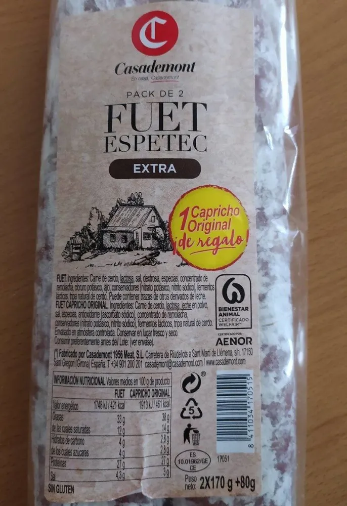 Fuet espere extra