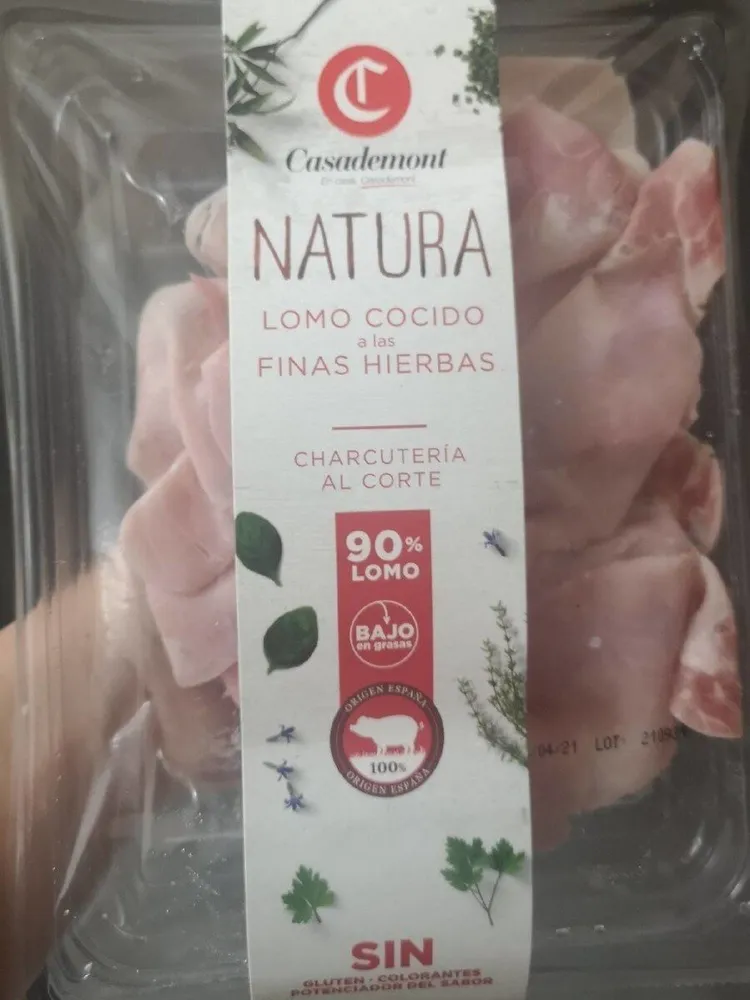 Lomo cocido a las finas hierbas