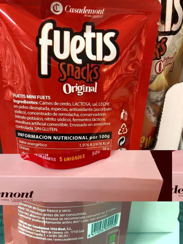 Fuetis snacks
