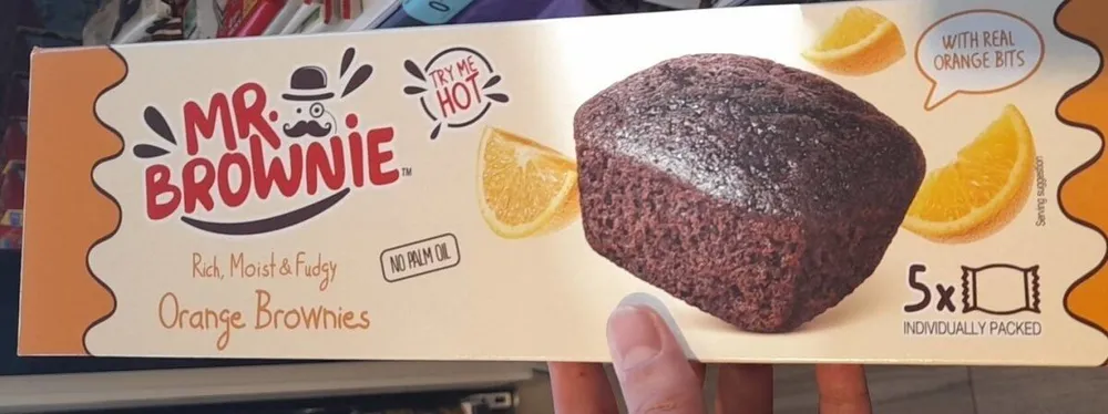 Orange brownies