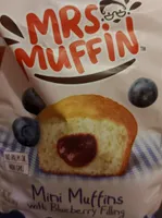 Mini Muffins mit Blaubeerfüllung
