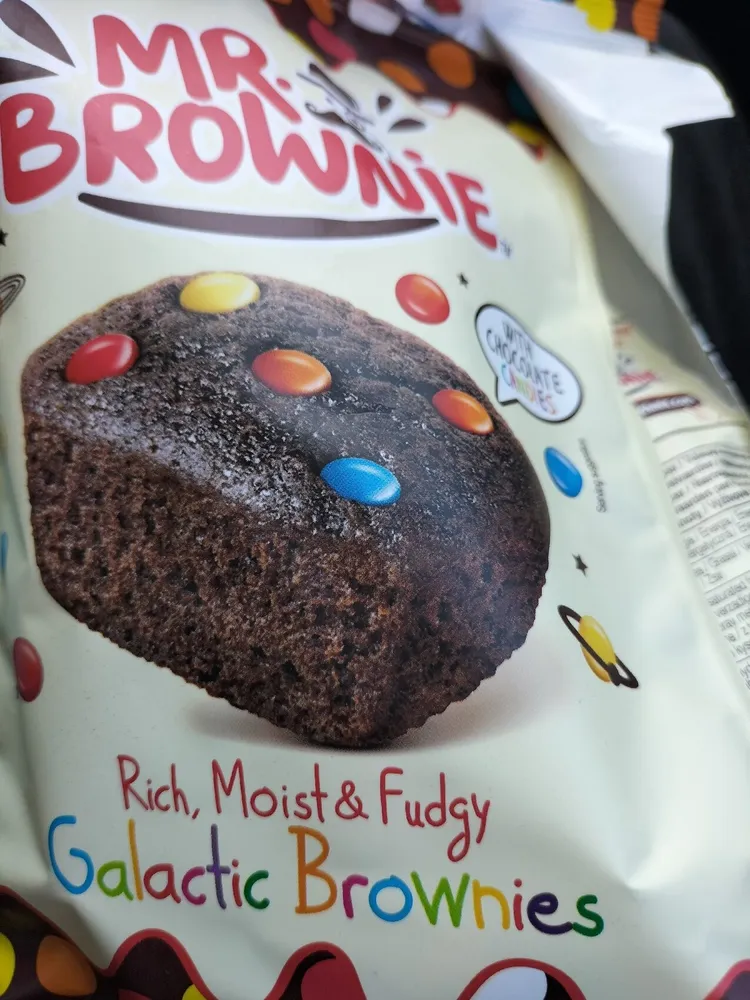 Galactic Brownies With Chocolate Candies, Chocolate Candies