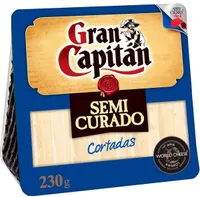 Queso cortado semicurado