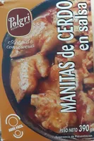 Manitas de cerdo en salsa