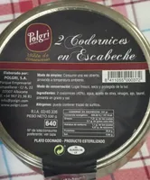 Codornices en escabeche