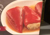 Pimientos del piquillo rellenos de merluza y gambas