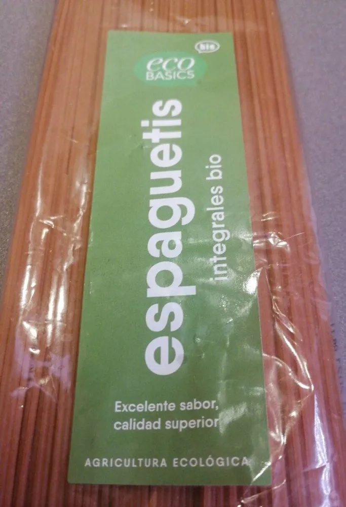 Espaguetis integrales bio