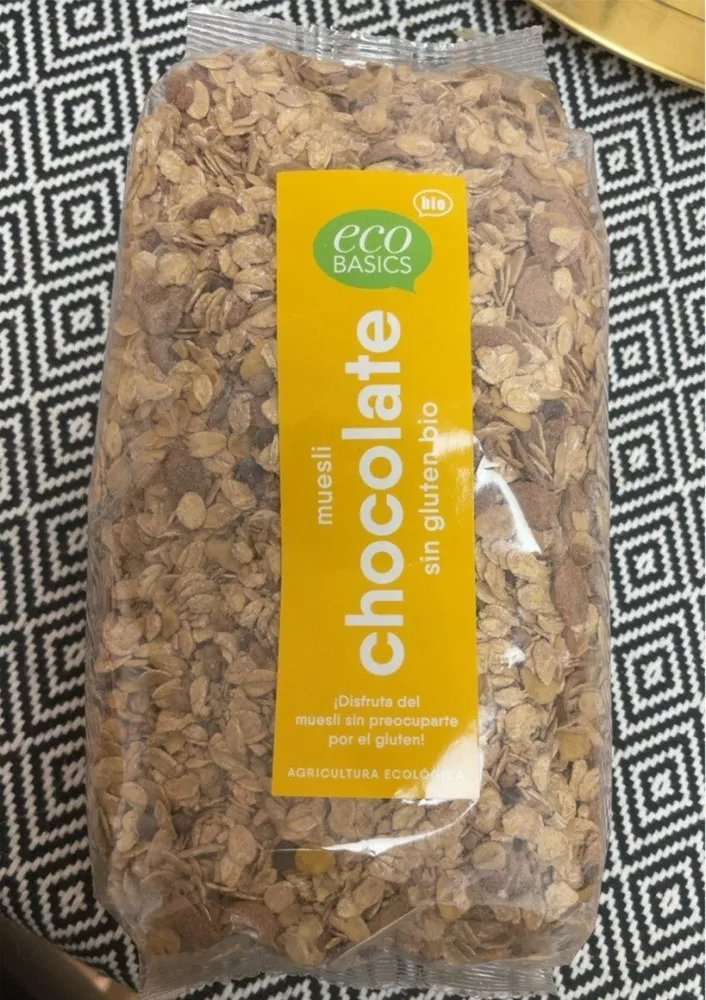 Muesli chocolate sin gluten bio