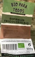 Espirales triocolores bio