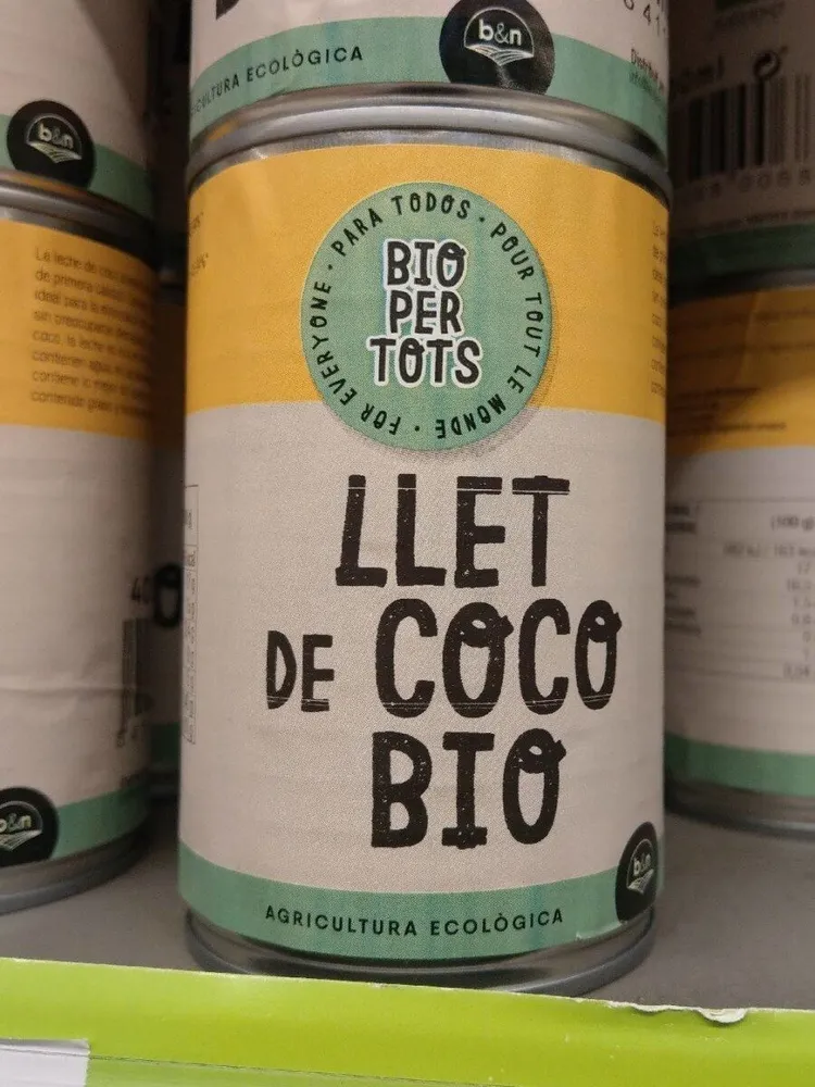 Llet de coco bio
