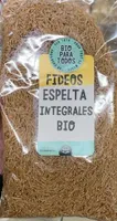 Fideos espelta integrales bio