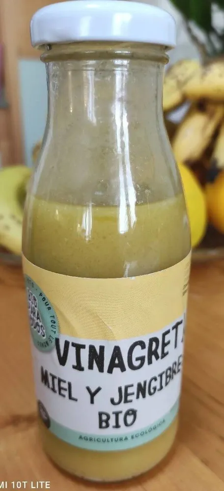 Vinagreta miel y jengibre