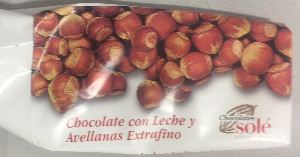 Chocolates con leche y avellanas exrafino