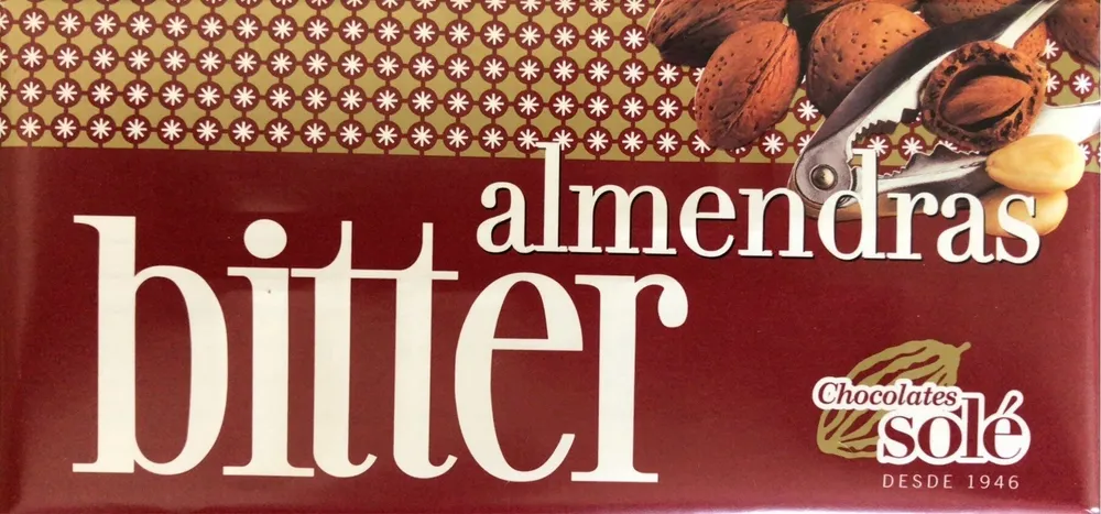 Chocolate bitter almendras