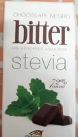 Chocolate negro stevia 72%