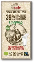 Chocolat au lait biologique