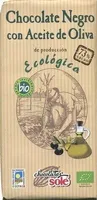 Tableta de chocolate negro con aceite de oliva 73% cacao
