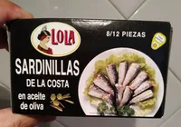 Sardinas de la costa en aceite de oliva