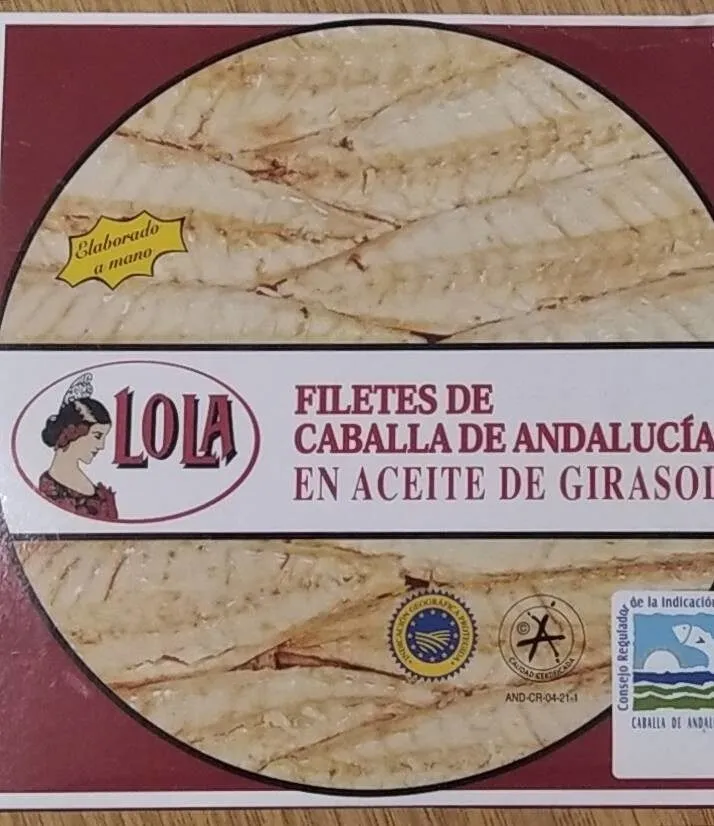 Filetes de caballa de andalucia