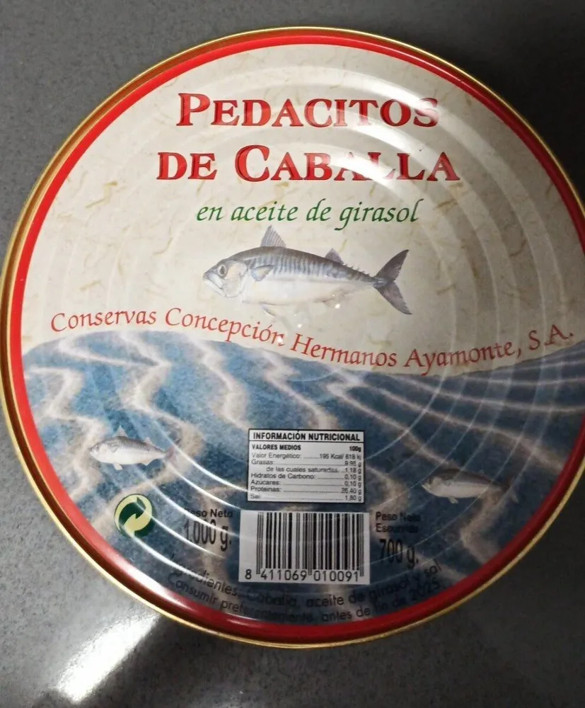 Pedacitos de caballa