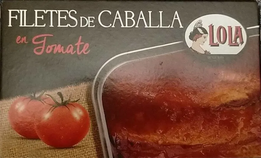 Filetes de caballa en tomate